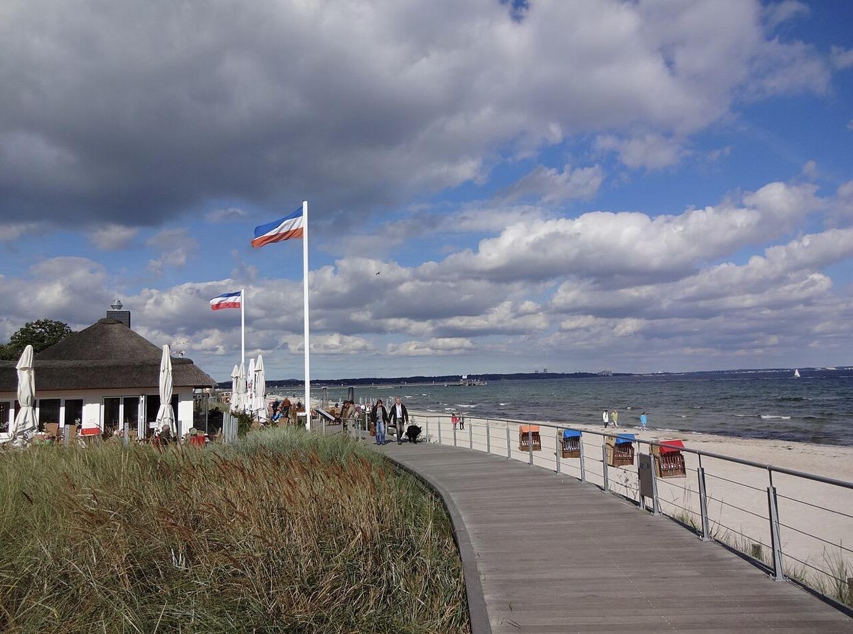 Strandpromenade Scharbeutz mit Strandkörben
